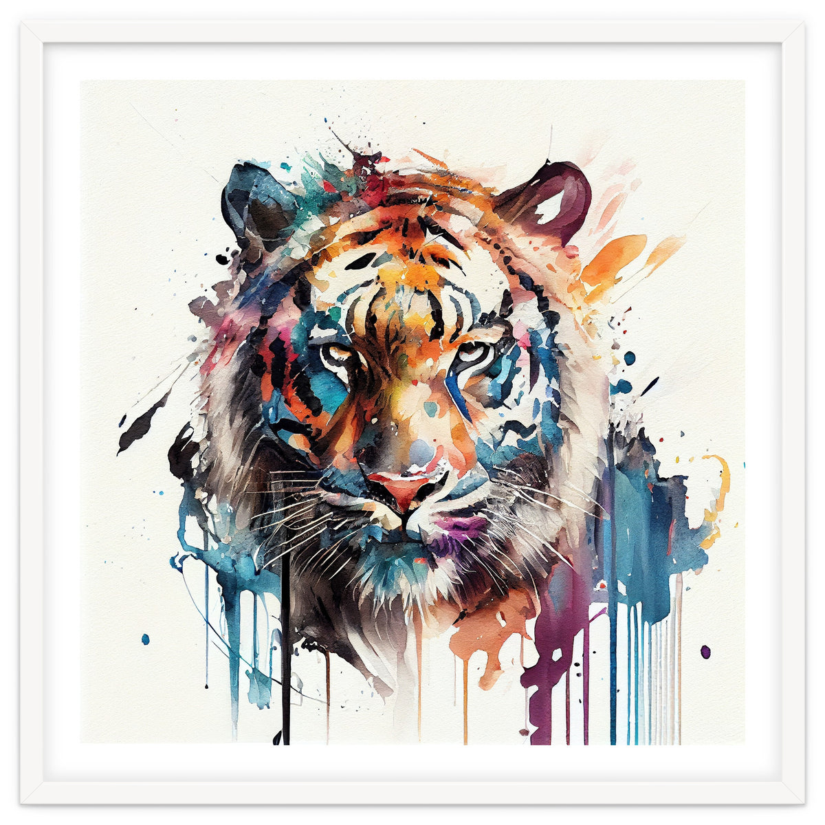 Watercolor Tiger