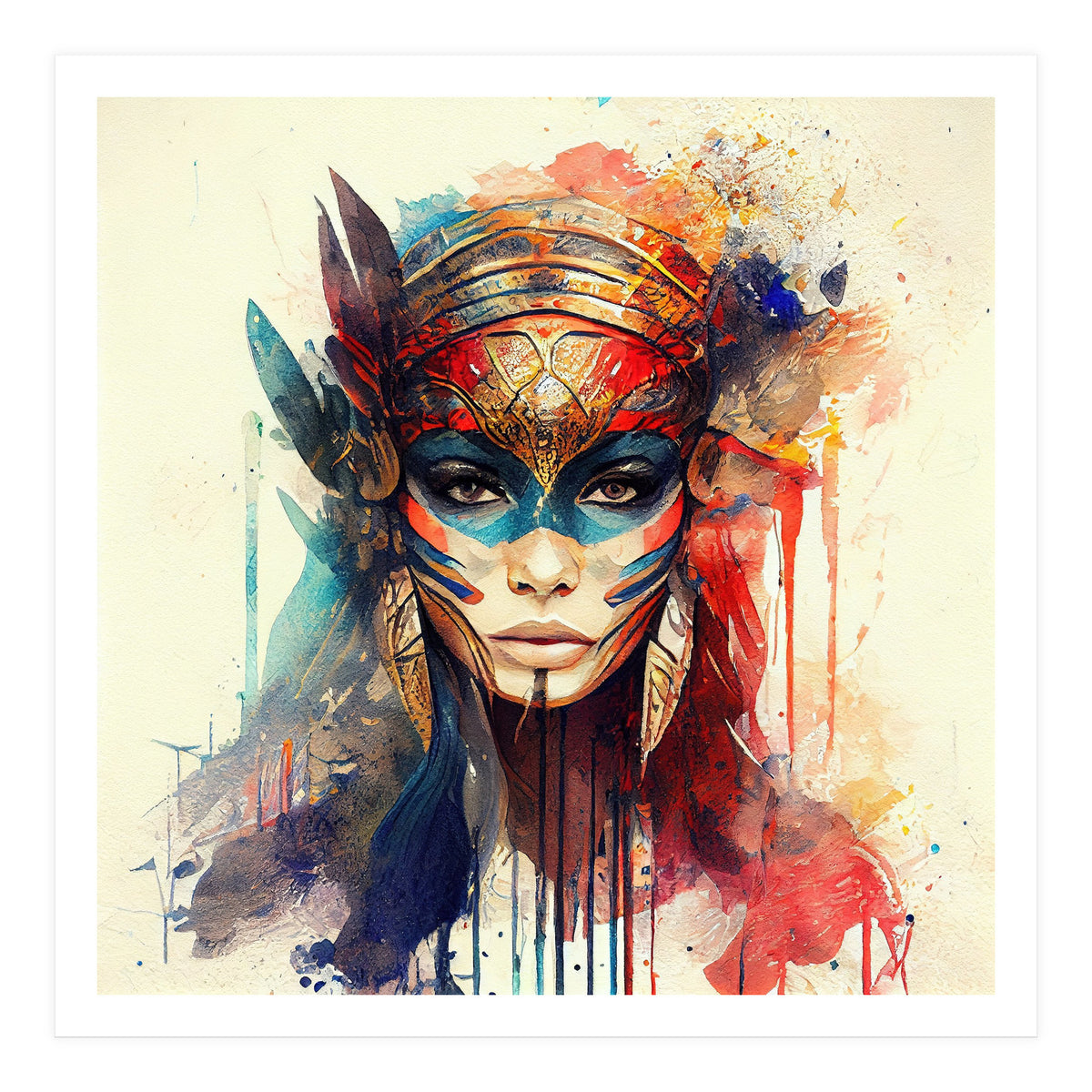 Powerful Warrior Woman #6 (Print Only)