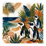 Beachside Penguin Gathering (Print Only) thumbnail