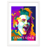 Cindy Lauper 80s Retro Singer Art WPAP thumbnail