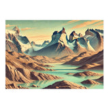 Vintage Chile, Torres Del Paine Poster (Print Only) thumbnail