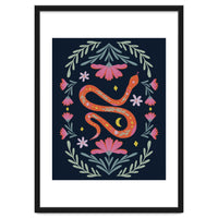 Cute Floral Snake