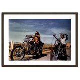 DENNIS HOPPER and PETER FONDA in EASY RIDER (1969), directed by DENNIS HOPPER. thumbnail