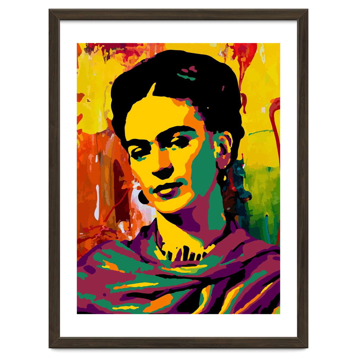 Frida Kahlo Abstract 3