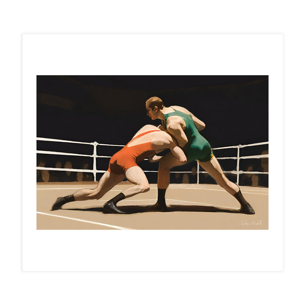 Wrestlers #8 (Print Only)