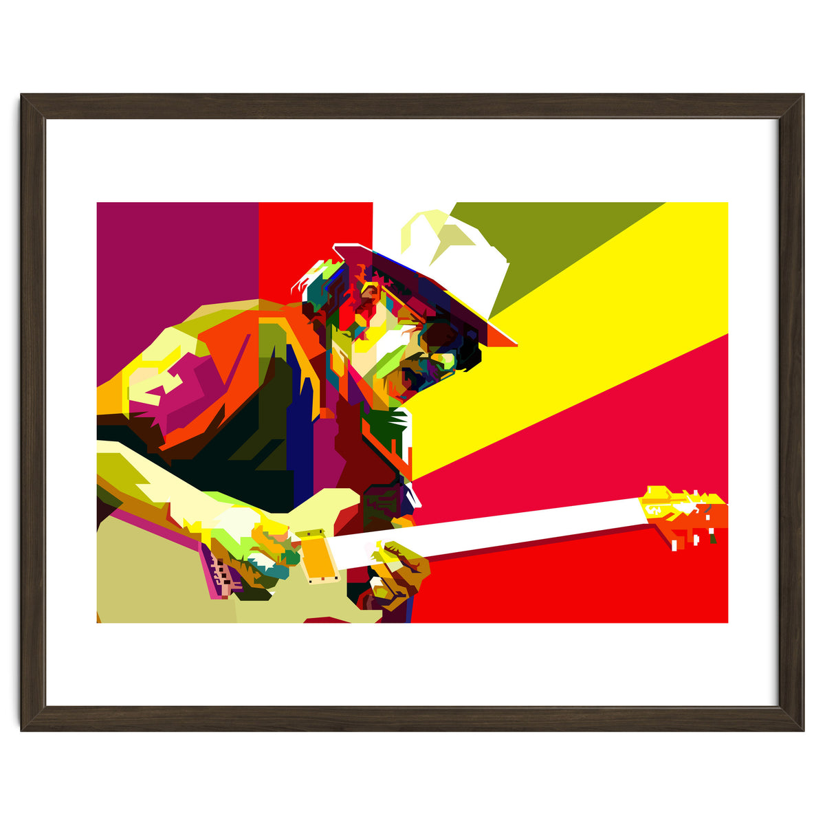 Carlos Santana Latin Guitarist Pop Art Wpap