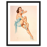 Beautiful Pinup Woman Posing In Ballerina Costume thumbnail