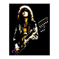 Jimmy Page American Musician Legend in Pop Art (Print Only)