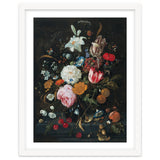 Jan Davidsz. de Heem (Utrecht, 1606-Amberes, 1683/4). Flowers in a glass Vase with Fruit (ca. 166... thumbnail