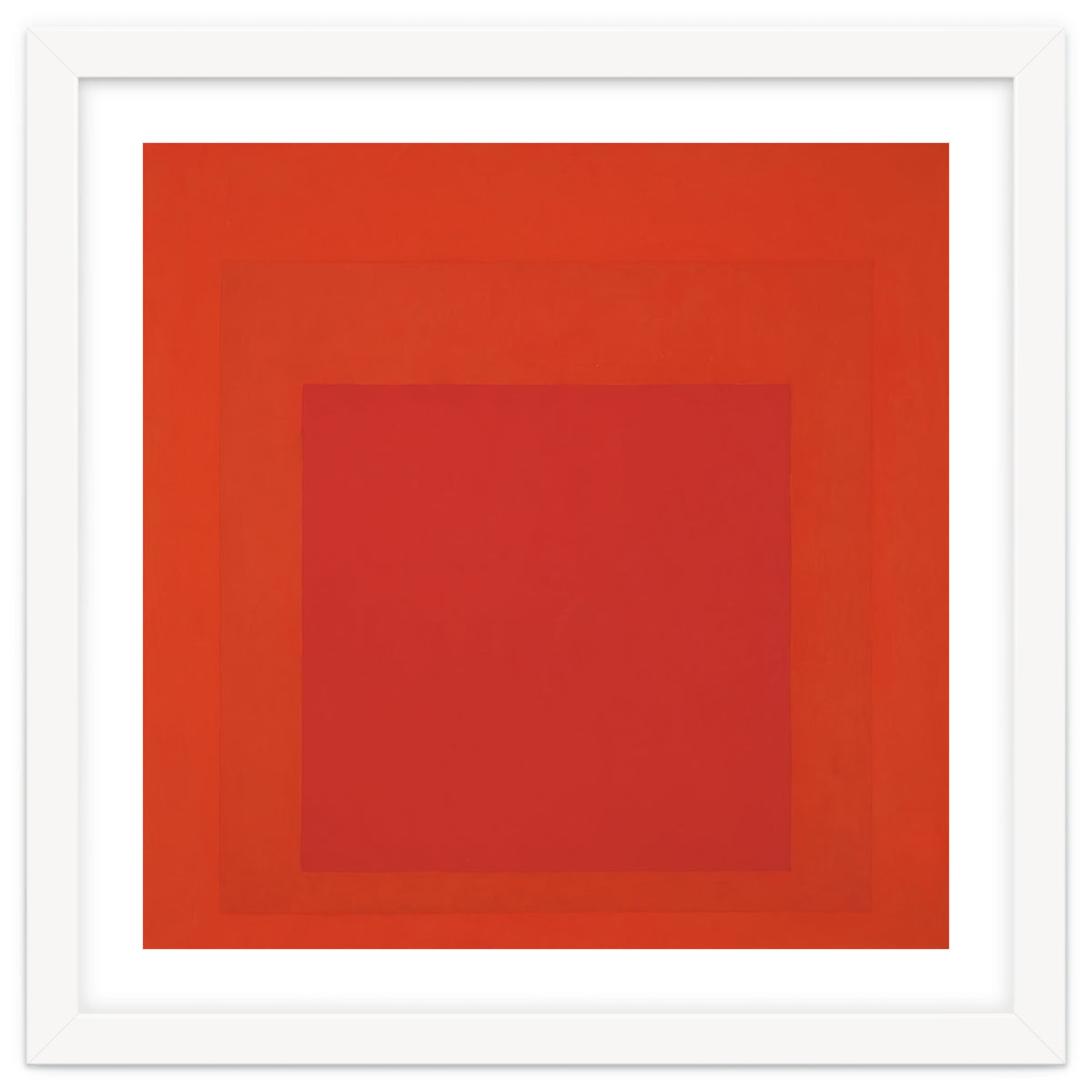 JOSEF ALBERS - HOMAGE TO THE SQUARE RED