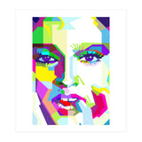Madonna American Pop Singer Art WPAP (Print Only) thumbnail