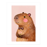 Capybara Kindergarten Nursery Art (Print Only) thumbnail