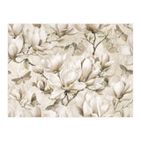 Magnolia And Butterfly Cream (Print Only) thumbnail