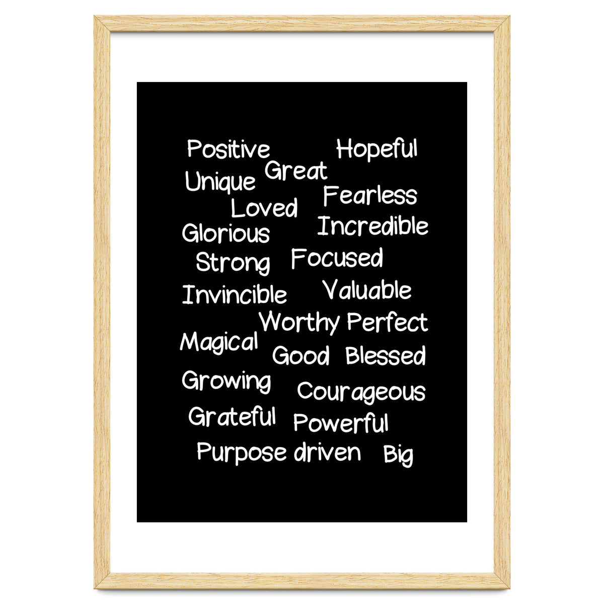 Positive affirmations