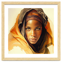 Watercolor Tuareg Woman #11