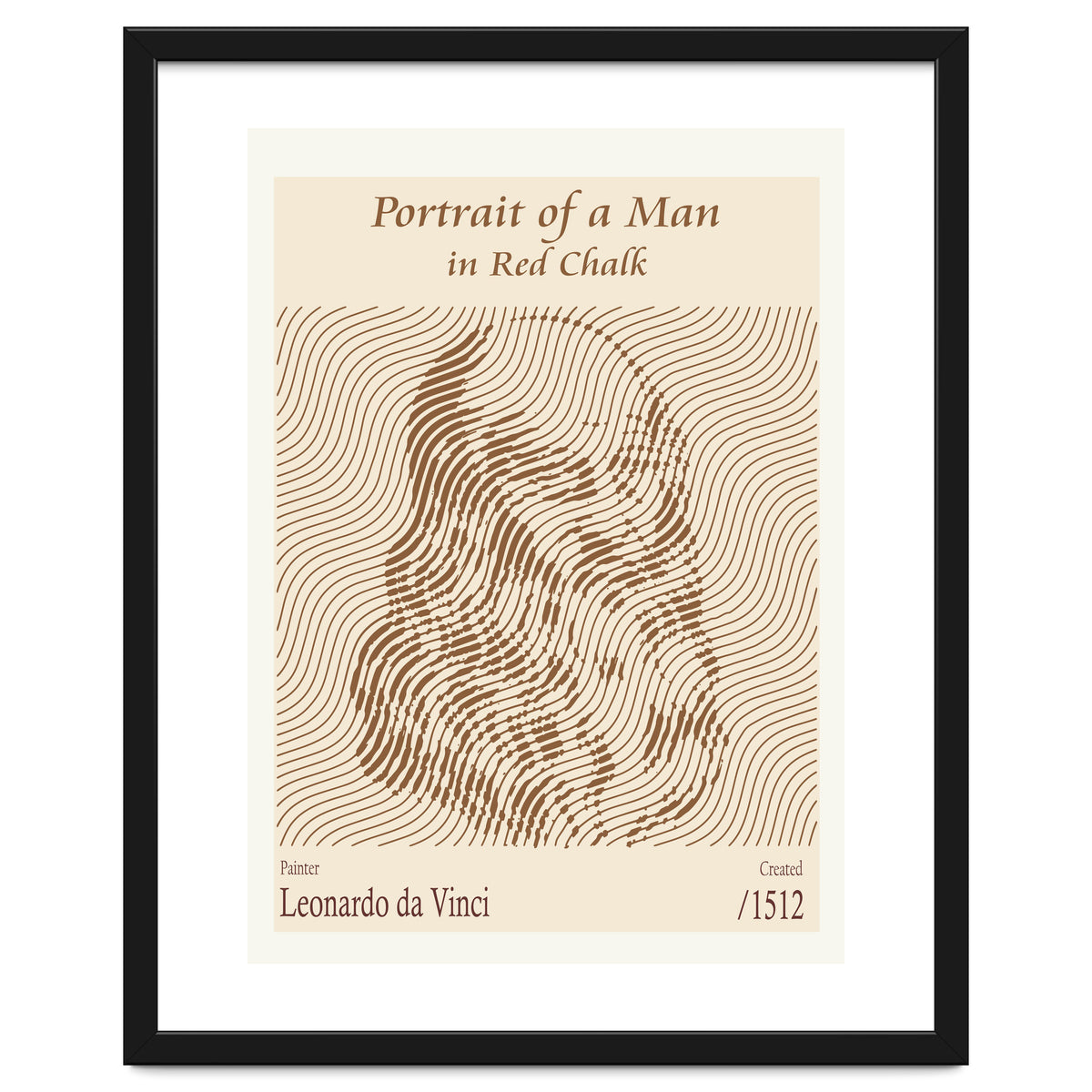 Portrait Of A Man In Red Chalk (self Portrait) – Leonardo Da Vinci (1512)