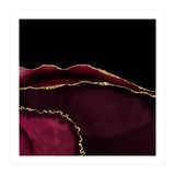 Burgundy & Gold Agate Texture 05 (Print Only) thumbnail