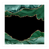 Emerald & Gold Agate Texture 03 (Print Only) thumbnail