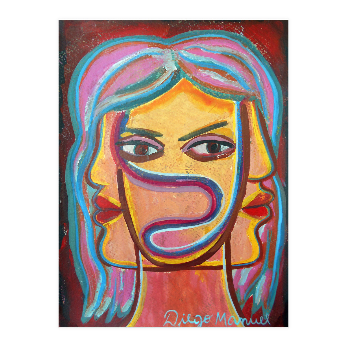 Cabeza De Mujer 42 (Print Only)