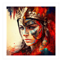 Powerful Warrior Woman #3 (Print Only)