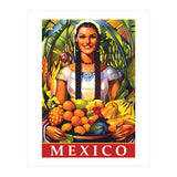 Mexico, Woman With Fruit Basket (Print Only) thumbnail