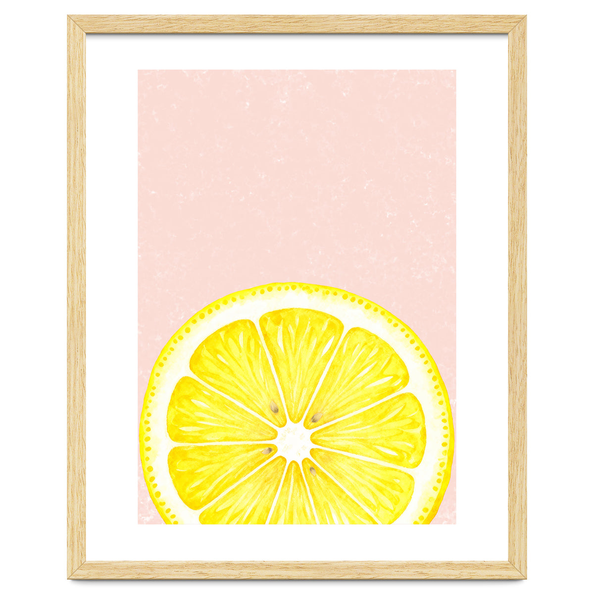 Lemon Slice, Fresh Citrus Kitchen Summer Art