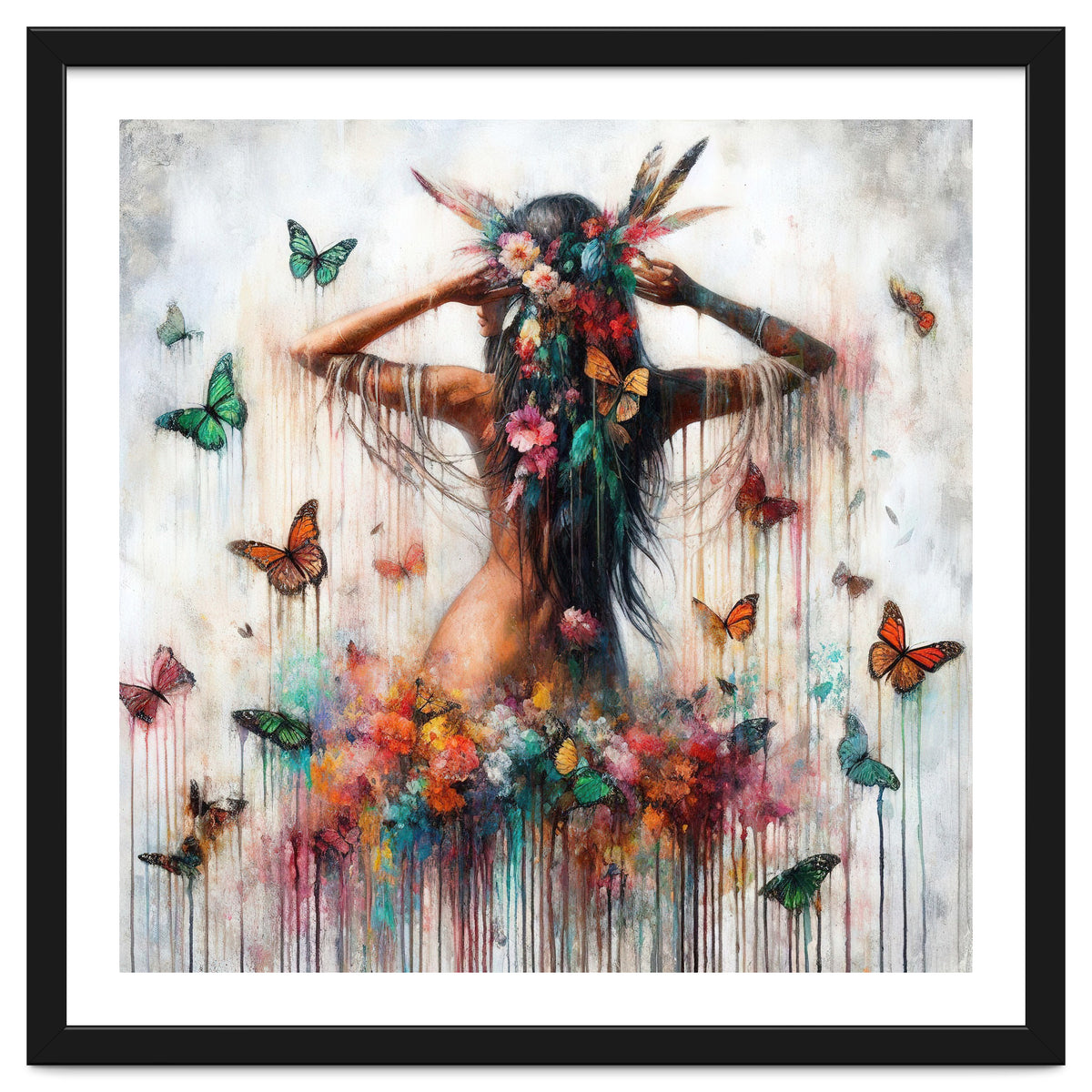 Floral Butterfly Reverie