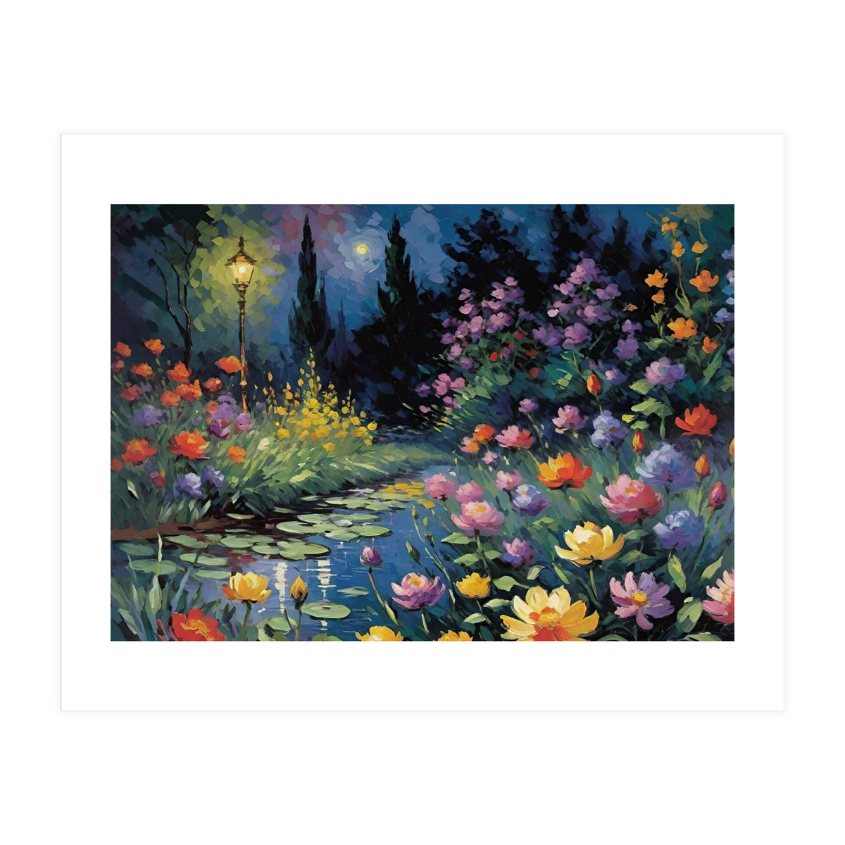 Floral Lake Dream (Print Only)