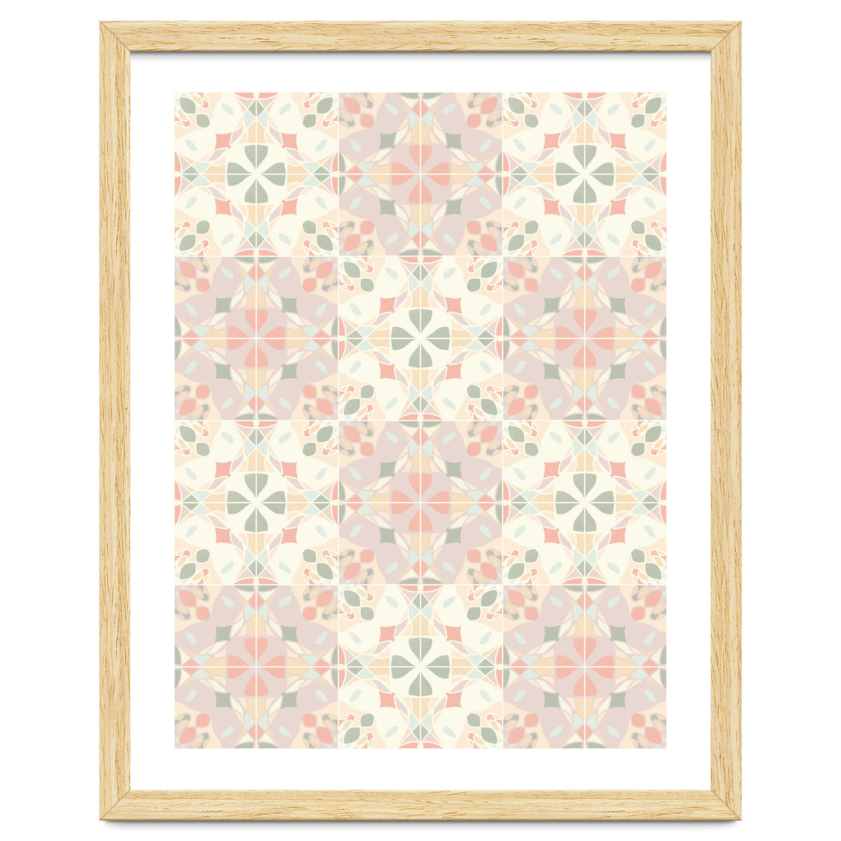 Stained Glass Pastels Tiles