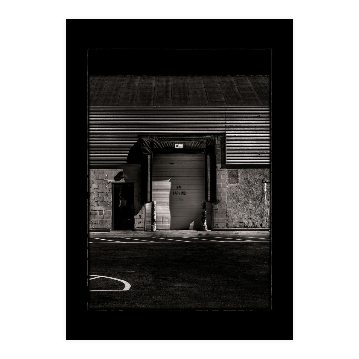 No Parking No 1 with Border (Print Only)