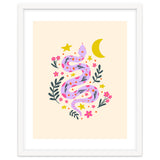 Lunar Snake  - lavander and cream thumbnail