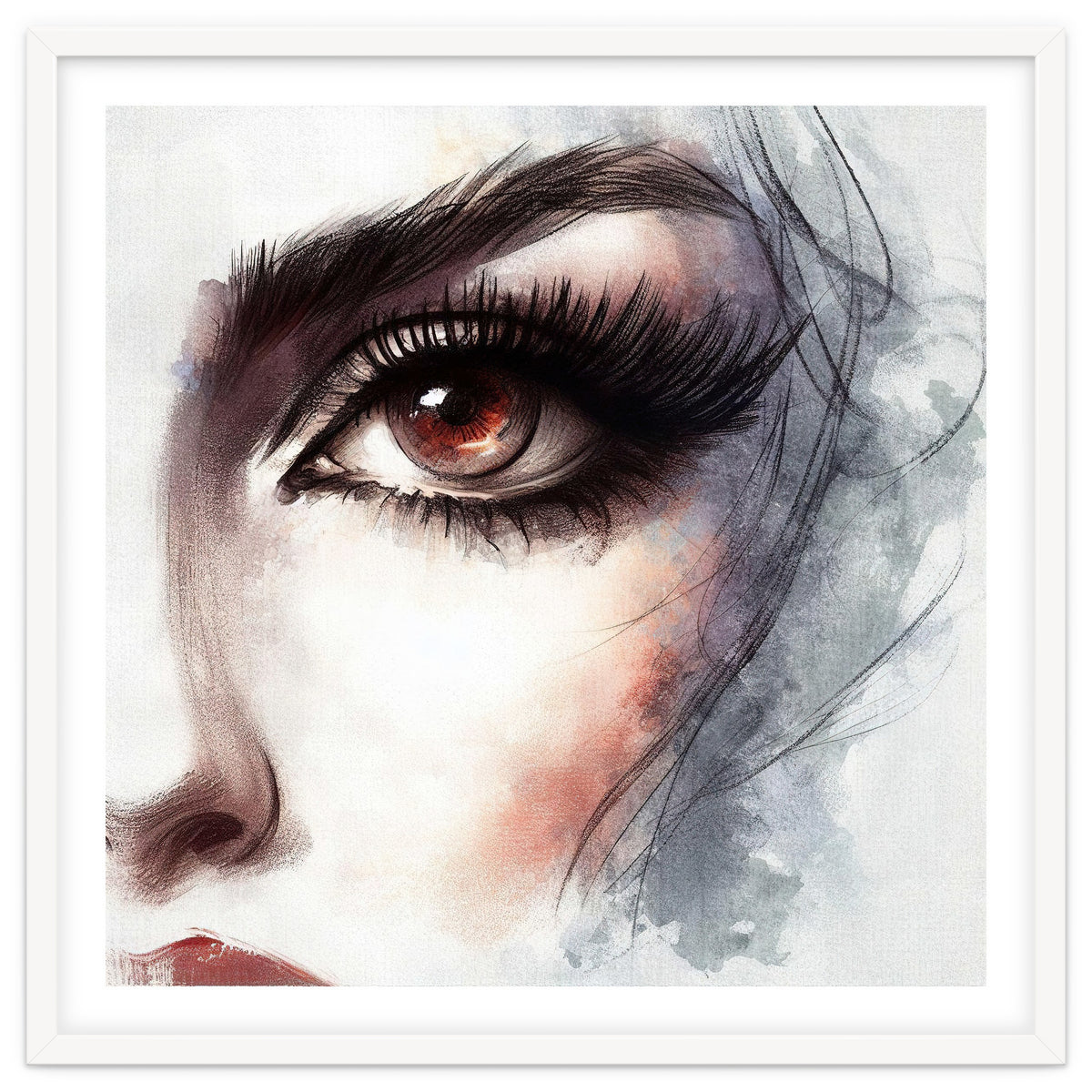 Amber Eye Portrait Fragment