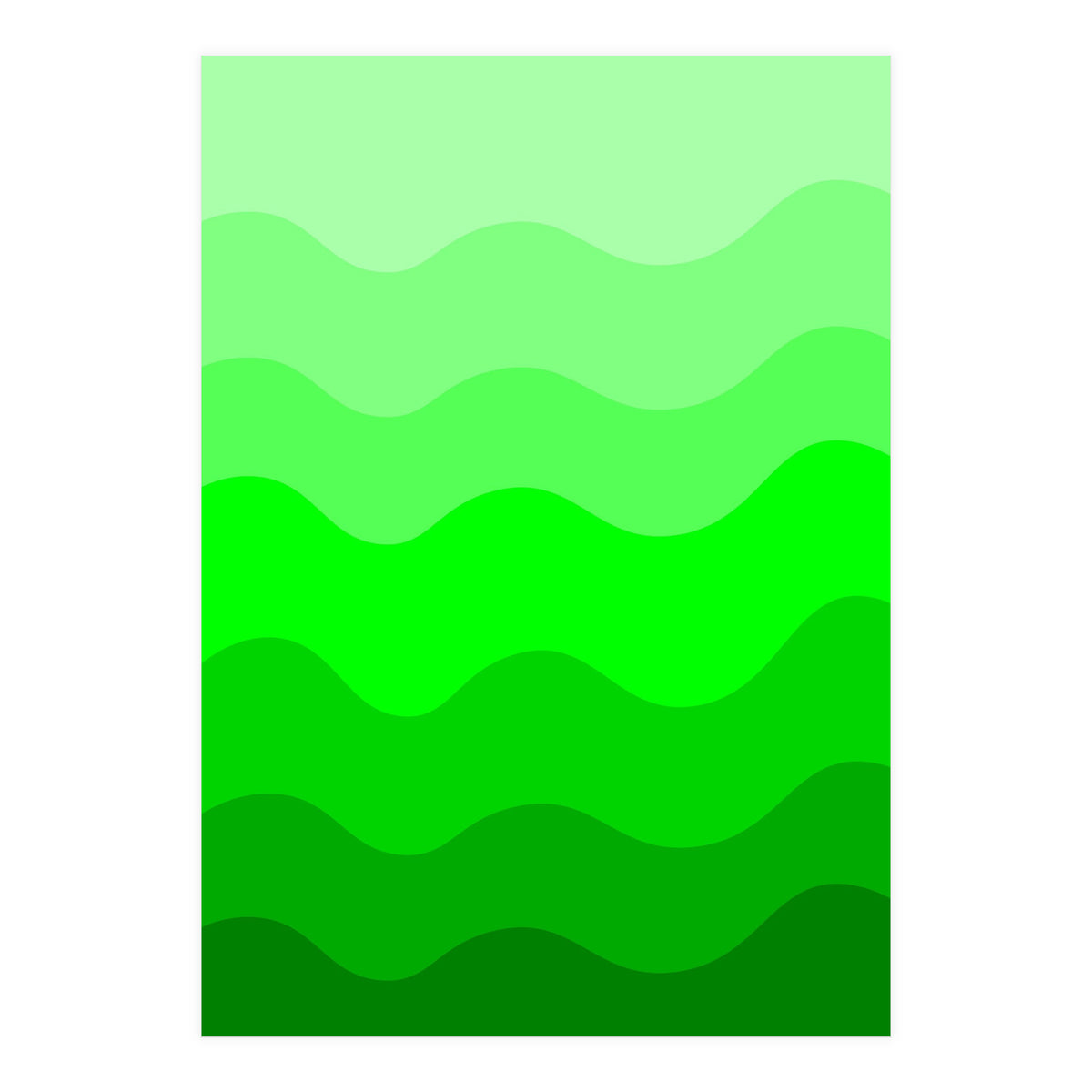 Green gradient design (Print Only)