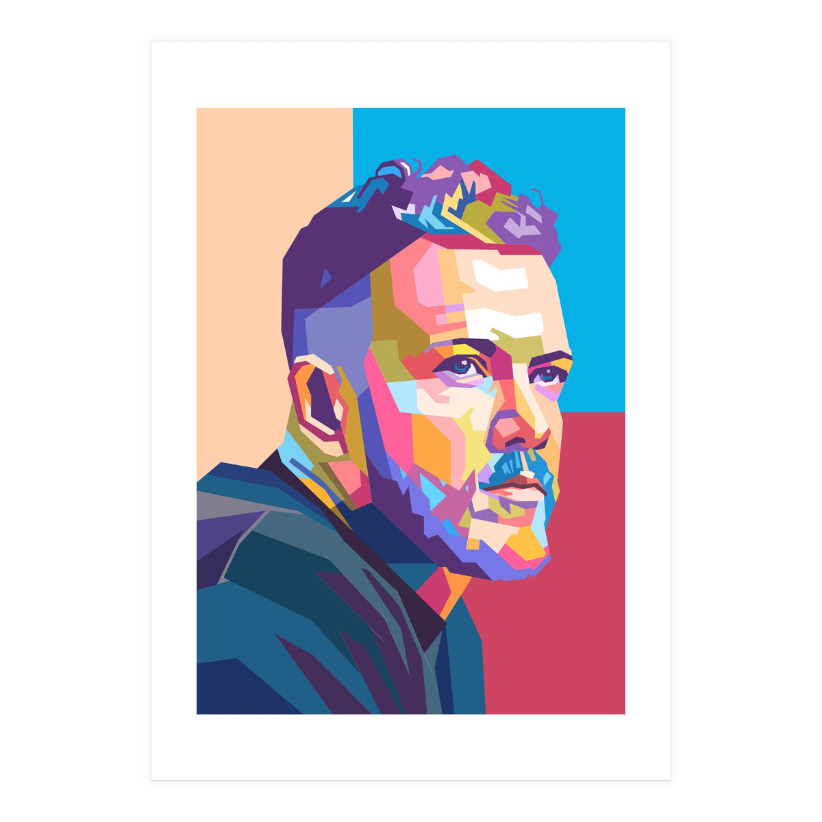 Dan Reynolds - Imagine Dragons pop art portrait (Print Only)