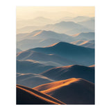 Misty Desert Mountain Range Art (Print Only) thumbnail