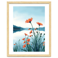 Flower And Lake