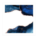 Navy & Rose Gold Agate Texture 25 (Print Only) thumbnail