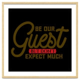 Be Our Guest But Don't Expect Much thumbnail