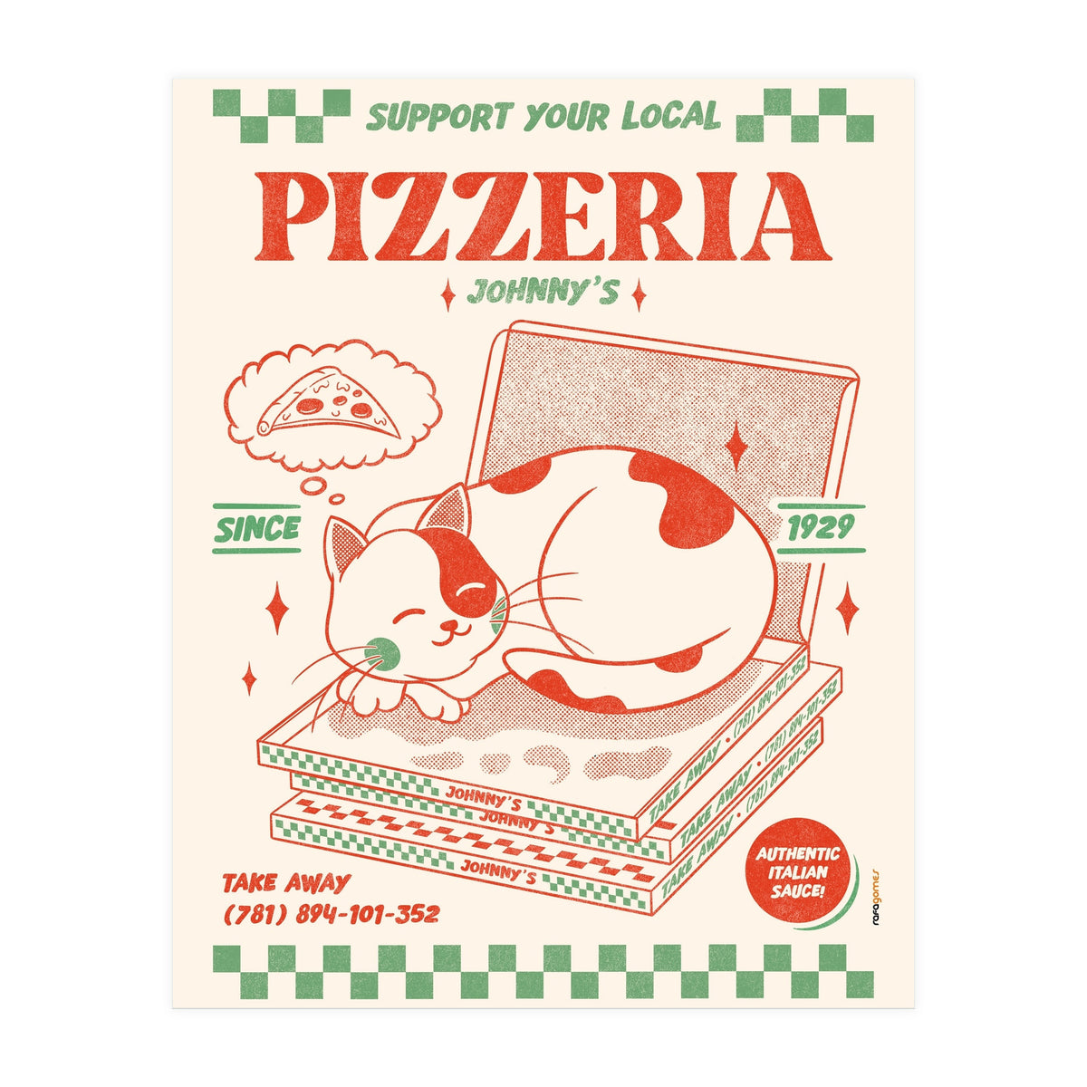Support Your Local Pizzeria (Print Only)