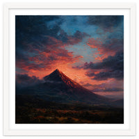 Majestic Mountain Peak at Sunset