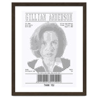 Receipt Art Gillian Anderson