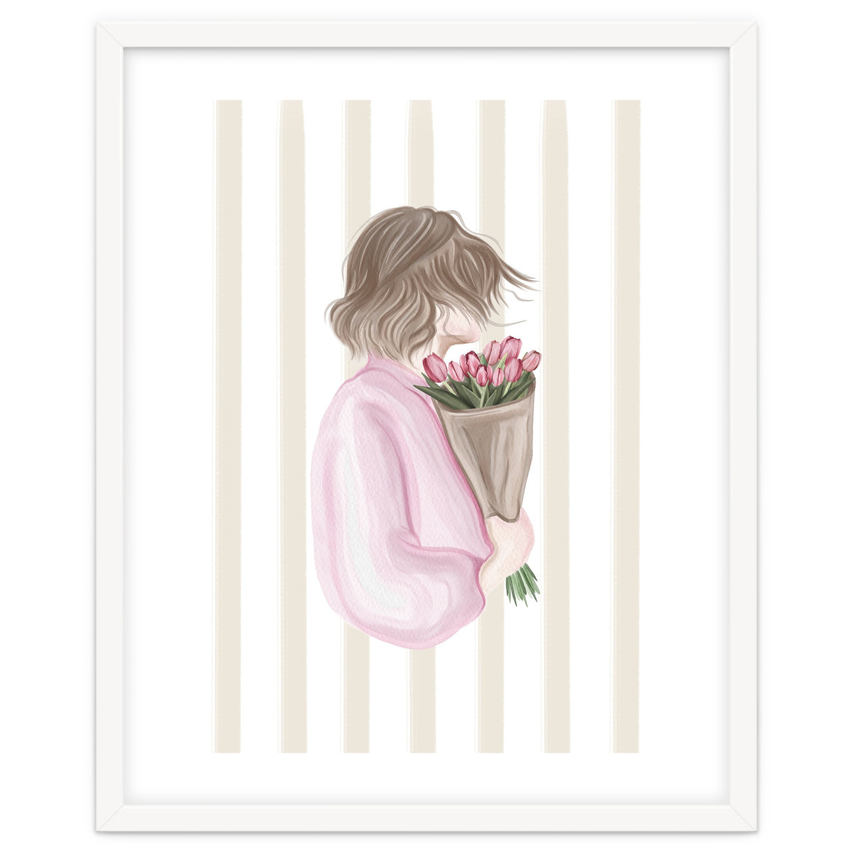 The Girl With The Tulips
