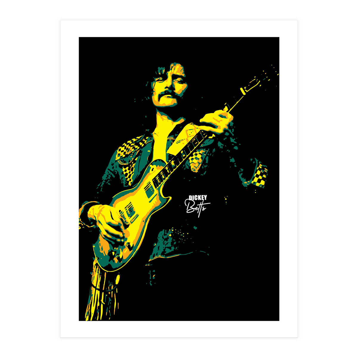 Dickey Betts American Rock Guitarist Legend 2 (Print Only)