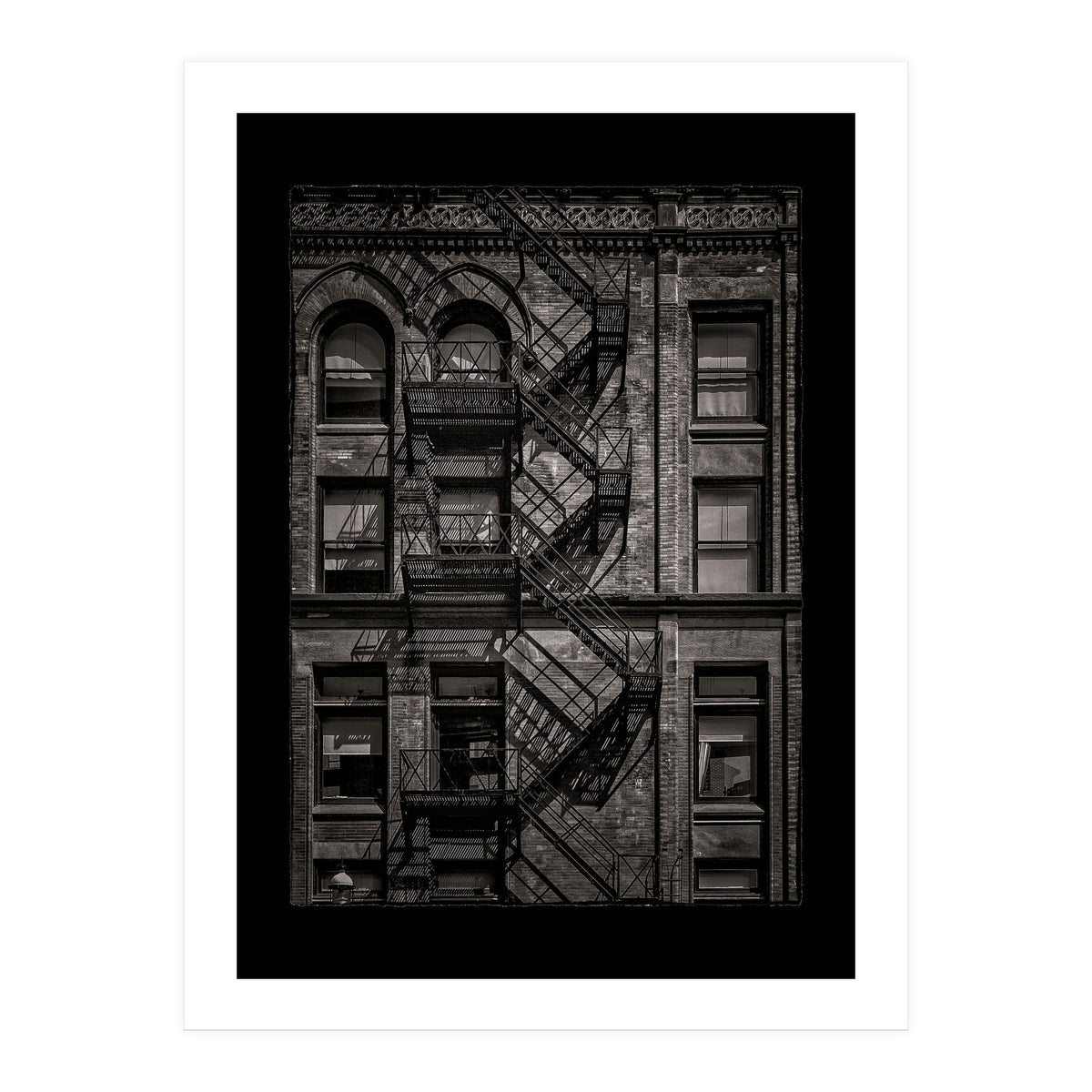 Gooderham Flatiron Building No 2 with Border (Print Only)