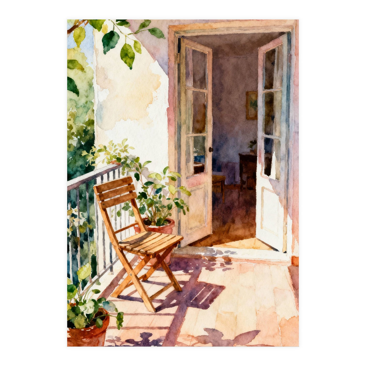 Matisse Inspired Enjoying (Print Only)