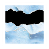 Blue & Silver Agate Glitter Texture 03 (Print Only) thumbnail