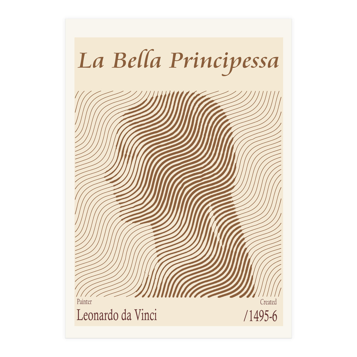 La Bella Principessa – Leonardo Da Vinci (1495 6) (Print Only)