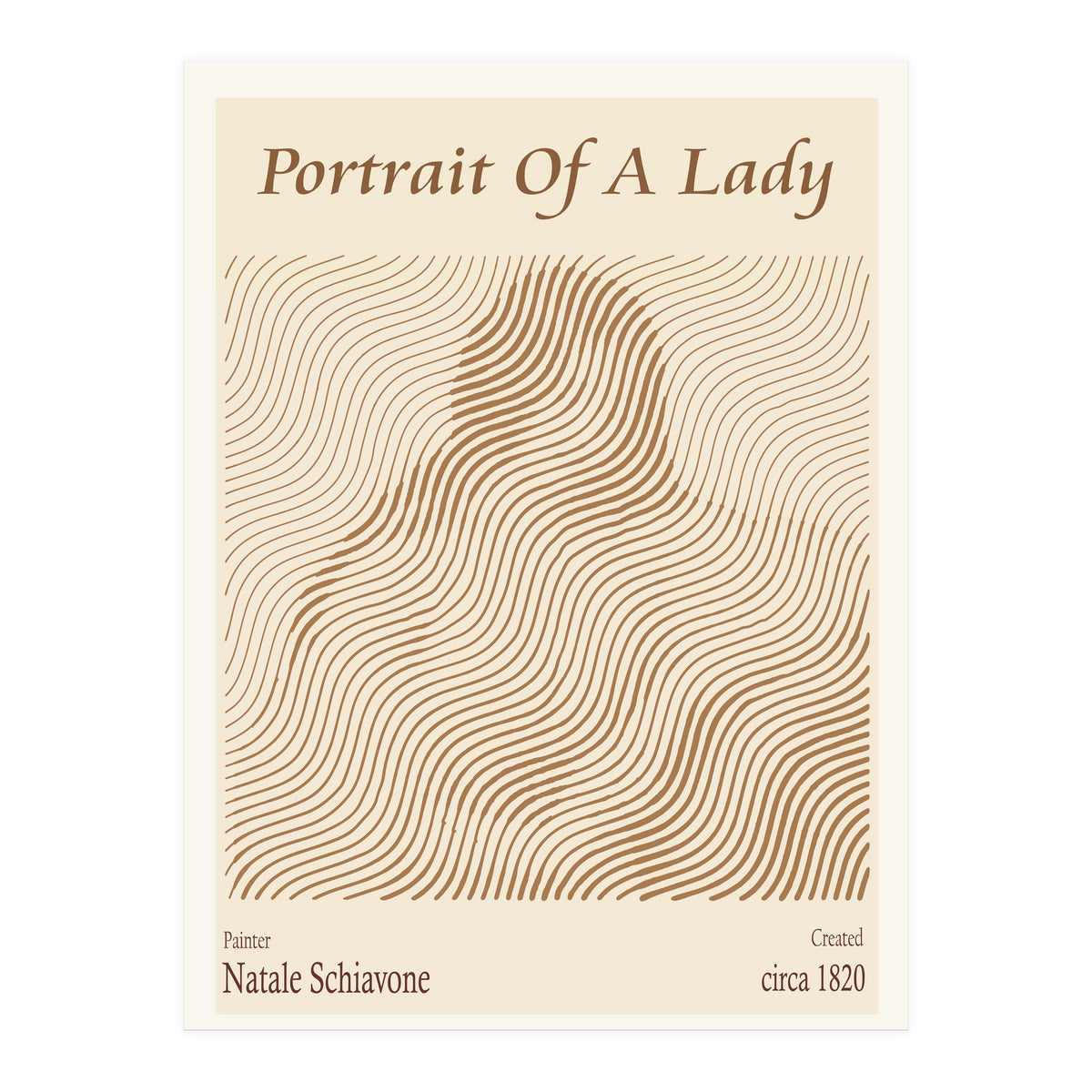 Portrait Of A Lady (circa 1820)– Natale Schiavone (italian, 1777 1858) (Print Only)