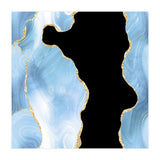 Blue & Gold Glitter Agate Texture 01  (Print Only) thumbnail