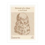 Portrait Of A Man In Red Chalk (self Portrait) – Leonardo Da Vinci (1512) (Print Only) thumbnail
